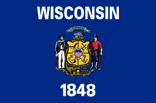 Vlajka státu Wisconsin