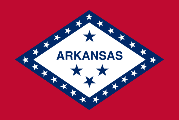 Vlajka státu Arkansas