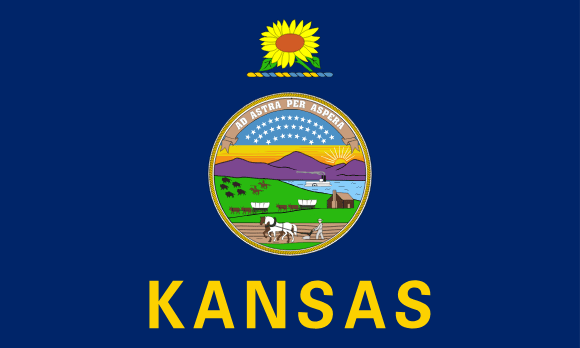 Vlajka státu Kansas