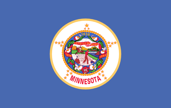 Vlajka státu Minnesota