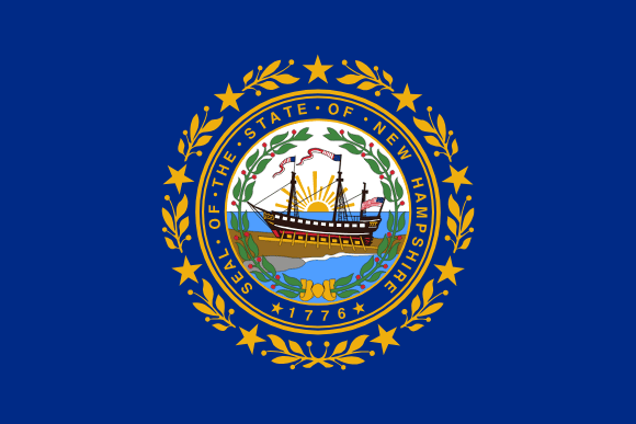 Vlajka státu New Hampshire